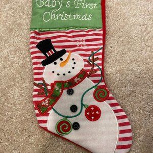 Baby’s First Christmas Stocking